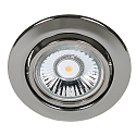 Indbygningsspot DOWNLIGHT C 3830, � 8.8cm, drejelig, sort chrom