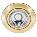 Indbygningsspot DOWNLIGHT C 3830, � 8.8cm, drejelig, messing b�rstet