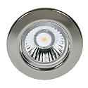 Indbygningsspot DOWNLIGHT C 1830, � 8cm, fastsaettes, sort chrom