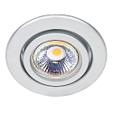 Indbygningsspot DOWNLIGHT C 3840, � 7cm, drejelig, chrom mat