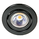 Indbygningsspot DOWNLIGHT C 3840, � 7cm, drejelig, sort