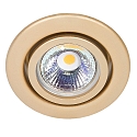 Indbygningsspot DOWNLIGHT C 3840, � 7cm, drejelig, guld