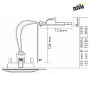 nobil Accessories for D 3830, C 3830, C 1830, C 3840 low-voltage spacer