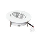 nobil� downlight 5068 ECO FLAT SCCT 38� DIM C round, swivelling, CCT Switch IP40, white matt dimmable