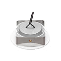 nobil� downlight 5068 ECO FLAT SCCT 38� DIM C round, swivelling, CCT Switch IP40, white matt dimmable