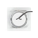 nobil� downlight 5068Q ECO FLAT SCCT 38� DIM C square, swivelling, CCT Switch IP40, white matt dimmable