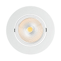 Downlight 5068 ECO FLAT TUN rund IP40, hvid mat 