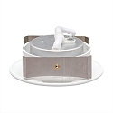 nobil� downlight 5068 ECO DOB round, swivelling, incl. driver, set of 1 IP40, white matt dimmable