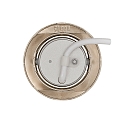 nobil� downlight 5068 ECO DOB round, swivelling IP40, brushed nickel dimmable
