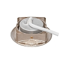 nobil� downlight 5068 ECO DOB round, swivelling IP40, brushed nickel dimmable