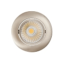 nobil� downlight 5068 ECO DOB round, swivelling IP40, brushed nickel dimmable