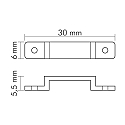nobil� Tilbeh�r til Flexible LED SMD 3528 - - IP67 Fastg�relse klip, s�t med 10