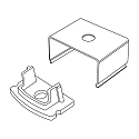 nobil� Udskiftningss�t til Aluminium U-Profil 2 TP/OP