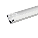Aluminum Corner Profile 2 TP, 200cm, for LED Strips up to 1.2cm width, matt white