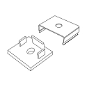 nobil� replacement kit U PROFILE 2 TP/OP, silver, white