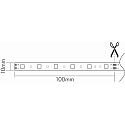 nobilé LED Strip Flexible LED SMD 5050, IP20, 24V 14.4W/m, 3000K, 200cm