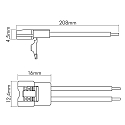 nobil� Tilbeh�r til Flexible LED SMD 5050/5630 - Tilslutningskabel, s�t med 5
