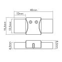 nobil� Tilbeh�r til Flexible LED SMD 3528 - IP67 Tilslutning, fast, s�t med 5