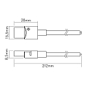 nobil� Tilbeh�r til Flexible LED SMD 3528 - IP67 Tilslutningskabel, s�t med 5