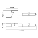 nobil� Tilbeh�r til Flexible LED SMD RGB - IP67 Tilslutningskabel, s�t med 5