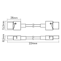 nobil� Tilbeh�r til Flexible LED SMD 3528 - IP67 Tilslutning, fleksibel, s�t med 5