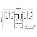 nobil� Tilbeh�r til Flexible LED SMD 3528 - T-Tilslutning, 2-polet, s�t med 5