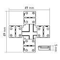 nobil� Tilbeh�r til Flexible LED SMD 5050/5630 - Cross-Tilslutning, s�t med 5