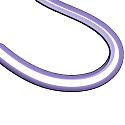 nobil� Fuldt silikoniseret LED-strip NEON 1516 3D 4-polet, RGB hvid