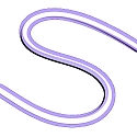 nobil� Fuldt silikoniseret LED-strip NEON 1516 3D 4-polet, RGB hvid