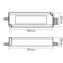 nobil� Transformer til Lavsp�ndingsbelysningssystem / Halogenp�re, EL-120-12V, IP67, dim 1-10V / PWM