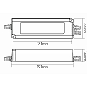 nobil� LED Kontrol gear EL-120-24V IP67 Dali, 0-120W, sort, d�mpbar