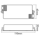 nobil� LED str�mforsyning EL-20-350 D LED