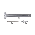 Tilbeh�r til Wiresystem 12V WIRE SYSTEM L&E Deflektor / oph�ng, 1 Paar, 165mm, chrom  matt