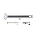 Tilbeh�r til Wiresystem 12V WIRE SYSTEM L&E Deflektor / oph�ng, 1 Paar, 165mm, chrom