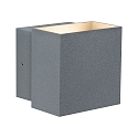 Paulmann V�glampe LED Cybo firkantet, 2x3W, 10x10cm, hvid