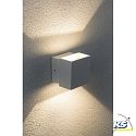 Paulmann Wall luminaire LED Cybo square, 2x3W, 10x10cm, white