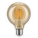 Paulmann Paulmann LED Vintage Globe, 95, 6W, E27, guld, guldlys, d�mpbar