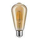 Paulmann Paulmann LED Vintage Lyskilde ST64, 6W, E27, guld, guldlys, d�mpbar