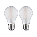 Paulmann Gl�dep�re standard STANDARD LED A60 s�t med 2 E27 7W 806lm 2700K CRI >80 