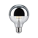 Paulmann Top spejl lyskilde globeformet DECO GLOBE G95 LED SILVER DIM G95 klar E27 6,5W 600lm 2700K CRI >80 d�mpbar
