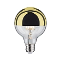 Top spejl lyskilde globeformet DECO GLOBE G95 LED GOLD ON-OFF G95 klar E27 6,5W 600lm 2700K CRI >80 d�mpbar