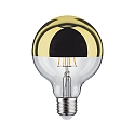 Paulmann Top spejl lyskilde globeformet DECO GLOBE G95 LED GOLD ON-OFF G95 klar E27 6,5W 600lm 2700K CRI >80 d�mpbar