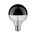 Paulmann Top spejl lyskilde globeformet DECO GLOBE G95 LED BLACK CHROME DIM G95 klar E27 6,5W 600lm 2700K CRI >80 d�mpbar