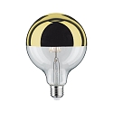 Top spejl lyskilde globeformet DECO GLOBE G125 LED GOLD G125 klar E27 6,5W 600lm 2700K CRI >80 d�mpbar
