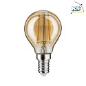 Paulmann LED Filament Drop Lamp P45, 230V, E14, 4.7W 2500K 430lm, dimmable, gold glass clear