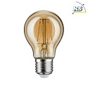 Paulmann LED Filament Pear Lamp, 230V, E27, 4.7W 2500K 500lm, not dimmable, gold glass clear