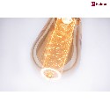 Paulmann Dekorativ gldelampe DECO EDISON  INNER GLOW SPIRAL LED ST64 E27 3,6W 120lm 1800K CRI >80 dmpbar