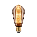 Dekorativ gl�delampe DECO EDISON INNER GLOW RING LED ST64 E27 3,6W 120lm 1800K CRI >80 d�mpbar