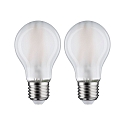 Paulmann LED lyskilde p�re form s�t med 2 E27 7W 806lm 4000K 360� CRI >80 