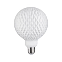 Paulmann Filament Globe lyskilde GLOBE G125 WHITE LAMPION V1 rillet, med gitter G125 mat E27 4,3W 400lm 3000K CRI >80 d�mpbar